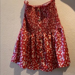 Strapless Summer Top